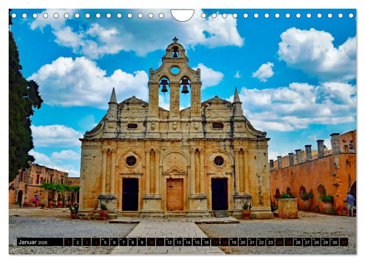 Bild: 9783457539224 | Klöster und Kirchen auf Kreta (Wandkalender 2026 DIN A4 quer),...