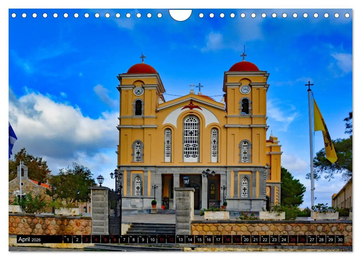 Bild: 9783457539224 | Klöster und Kirchen auf Kreta (Wandkalender 2026 DIN A4 quer),...