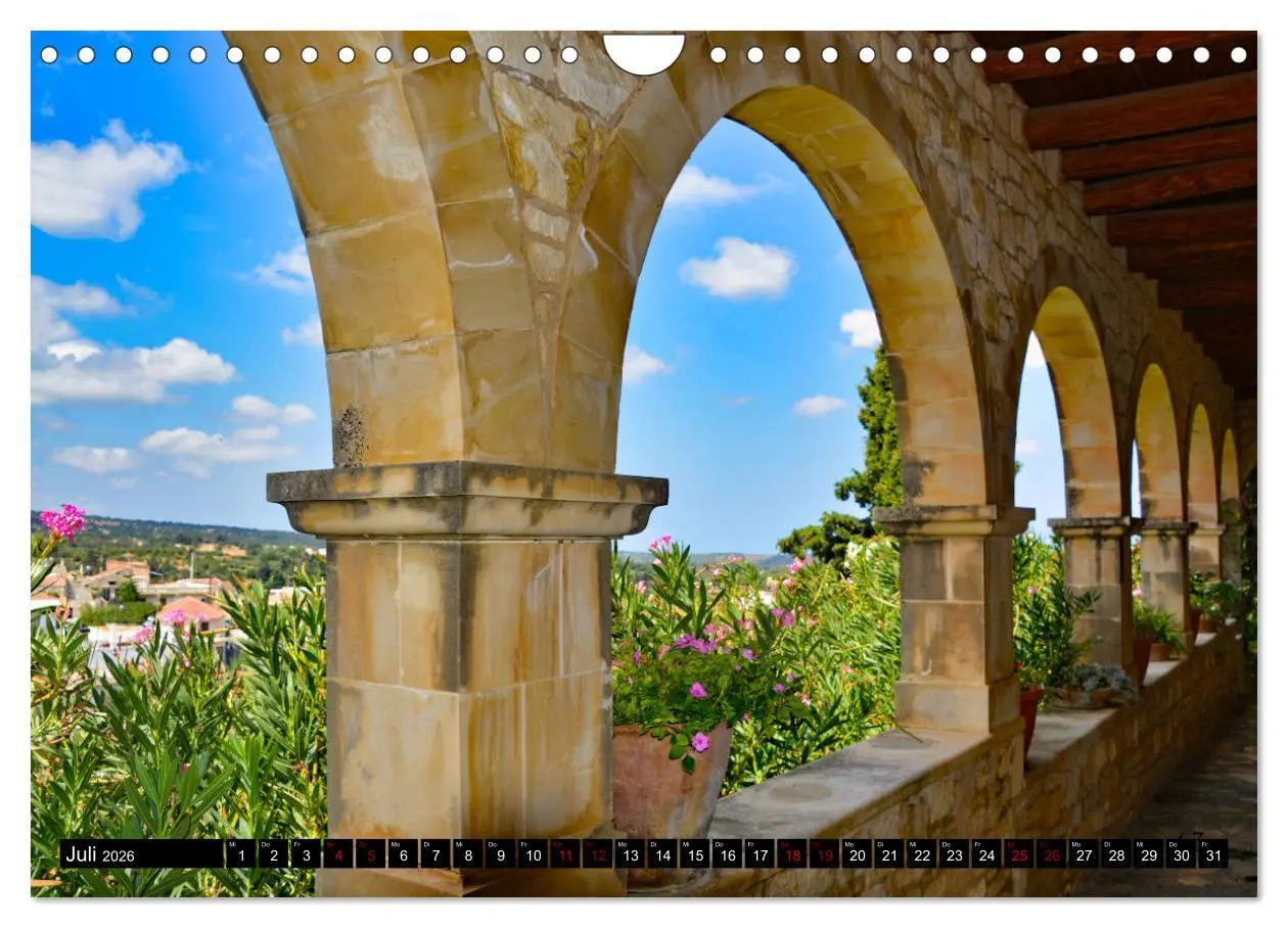 Bild: 9783457539224 | Klöster und Kirchen auf Kreta (Wandkalender 2026 DIN A4 quer),...