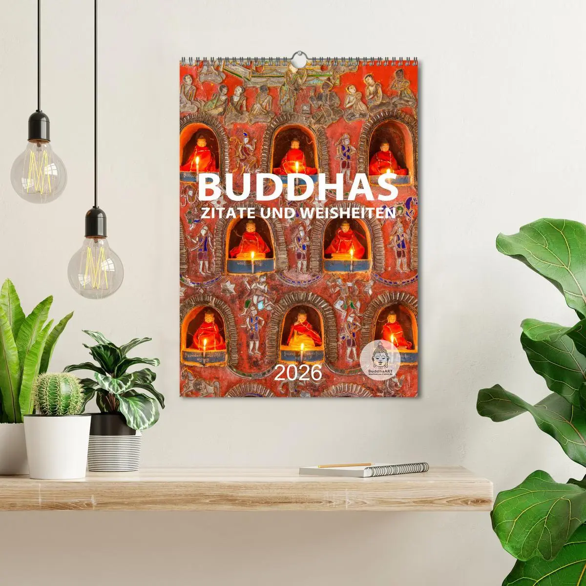 Bild: 9783516319224 | Buddhas Zitate und Weisheiten (Wandkalender 2026 DIN A3 hoch),...