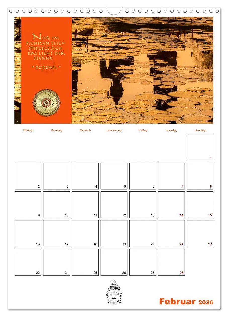 Bild: 9783516319224 | Buddhas Zitate und Weisheiten (Wandkalender 2026 DIN A3 hoch),...