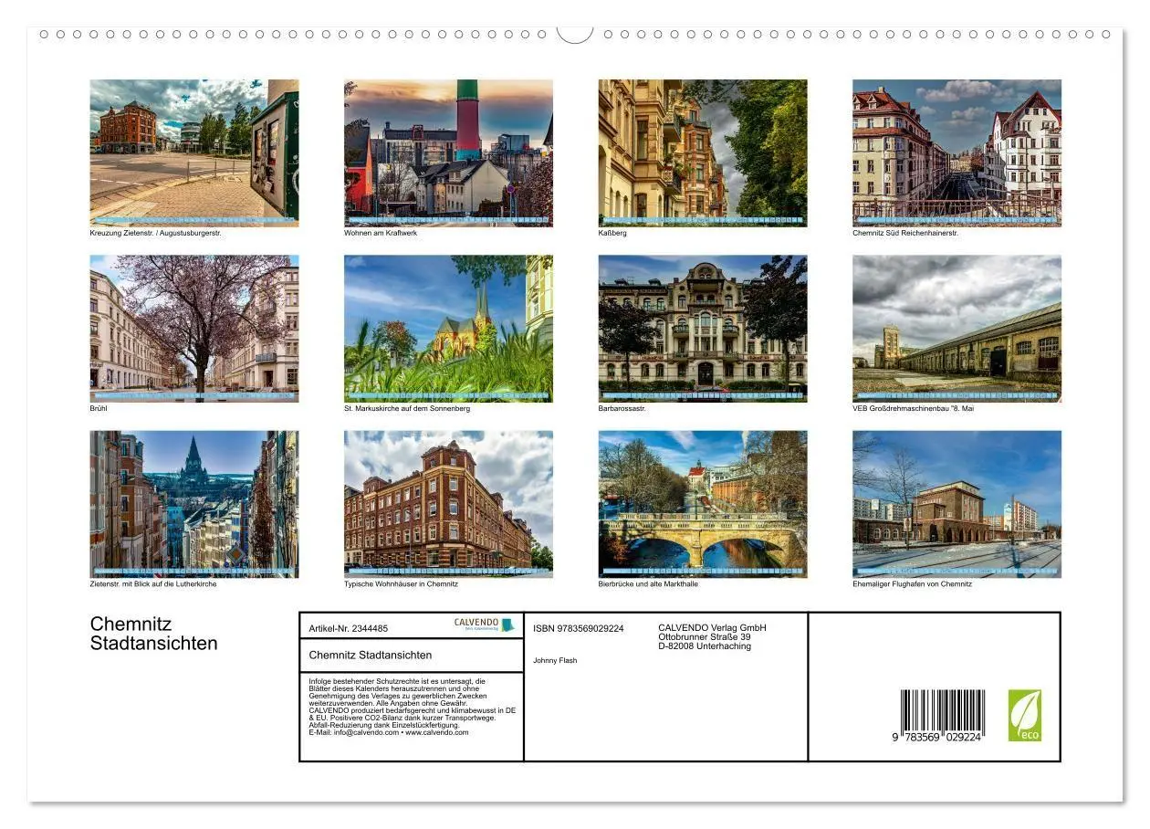 Bild: 9783569029224 | Chemnitz Stadtansichten (hochwertiger Premium Wandkalender 2027 DIN...
