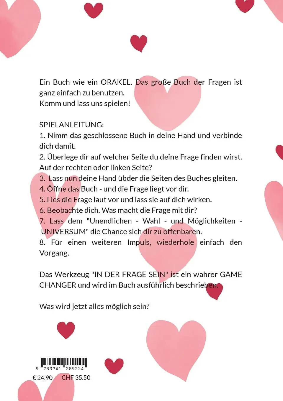 Rückseite: 9783741289224 | Das grosse Buch der Fragen | Ein Buch wie ein Orakel | Ingrid Grüneis