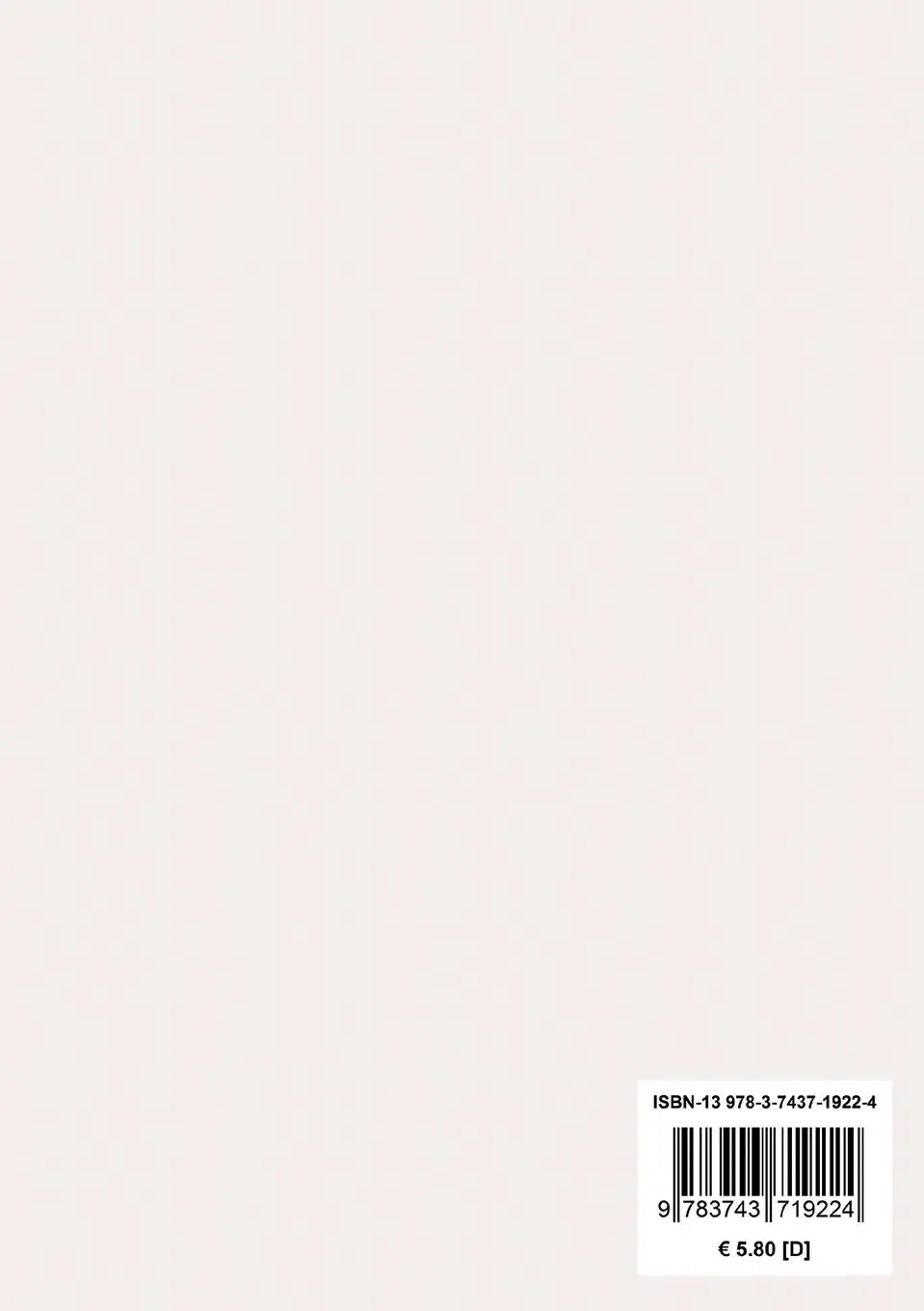 Rückseite: 9783743719224 | Vom Musikalisch-Schönen | Eduard Hanslick | Taschenbuch | 112 S.