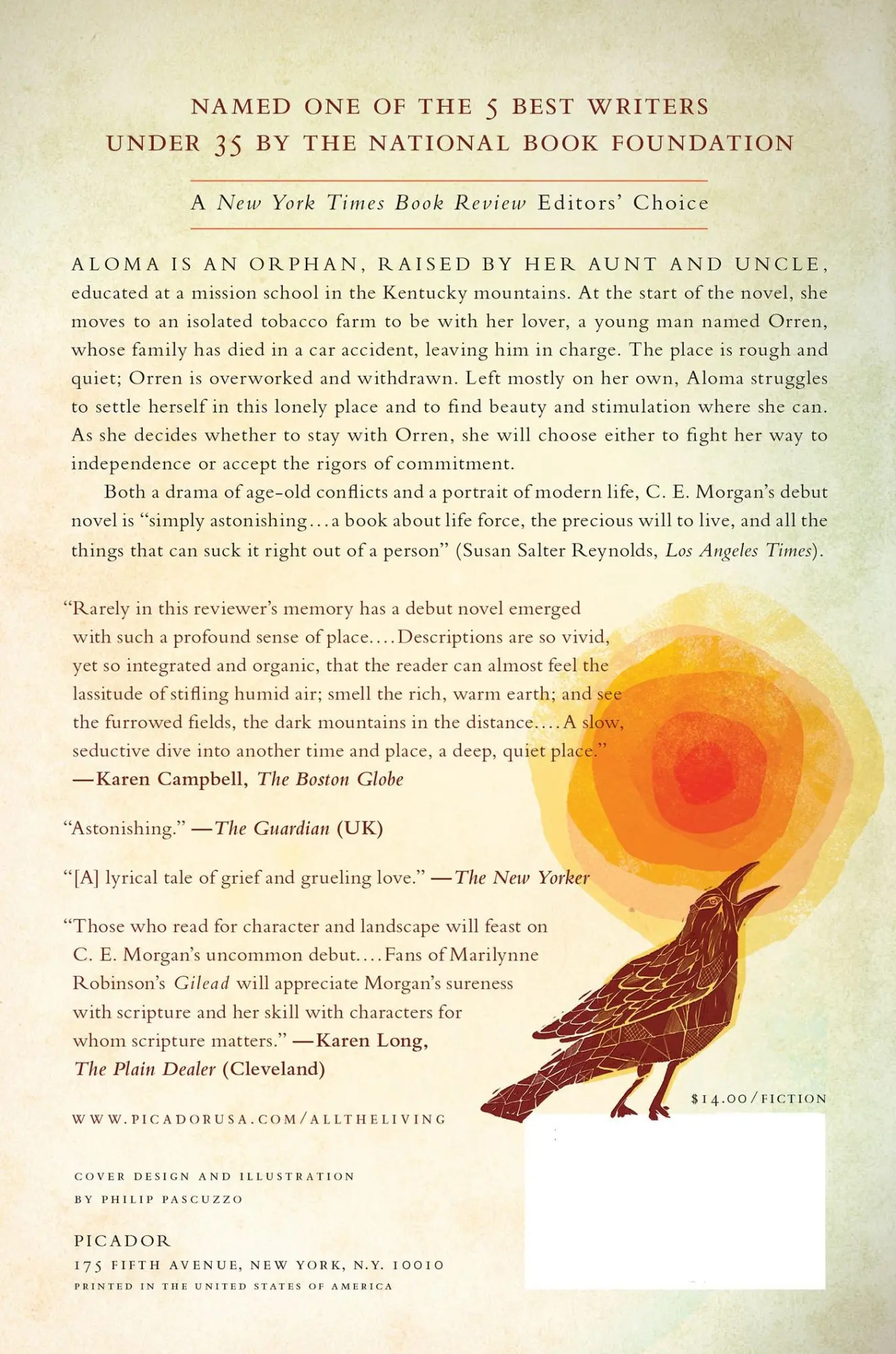 Rückseite: 9780312429324 | All the Living | C. E. Morgan | Taschenbuch | Kartoniert / Broschiert