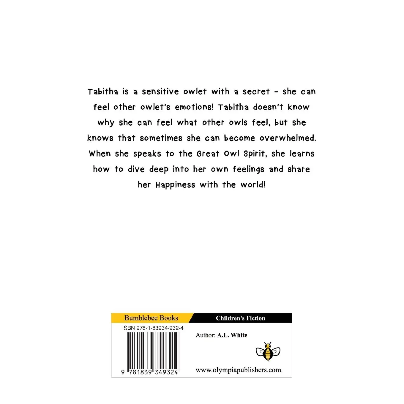 Rückseite: 9781839349324 | Tabitha &amp; the Happiness | A. L. White | Taschenbuch | Englisch | 2023