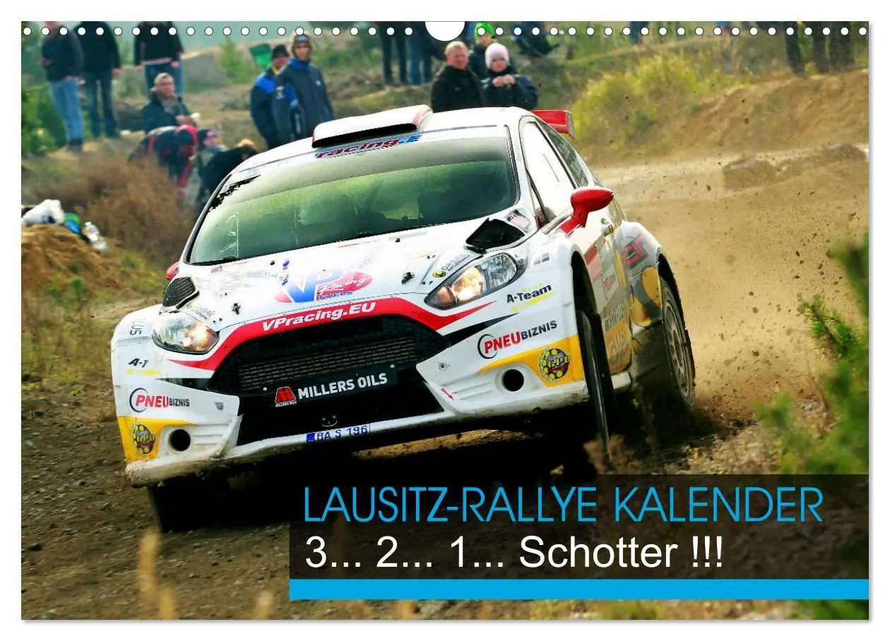 Cover: 9783457839324 | Lausitz-Rallye Kalender (Wandkalender 2026 DIN A3 quer), CALVENDO...