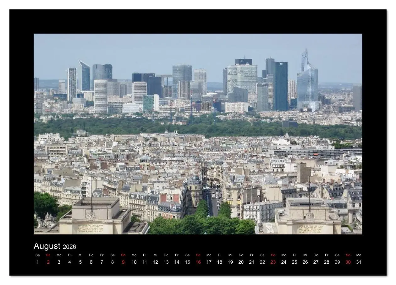 Bild: 9783516239324 | Paris von oben (hochwertiger Premium Wandkalender 2026 DIN A2...