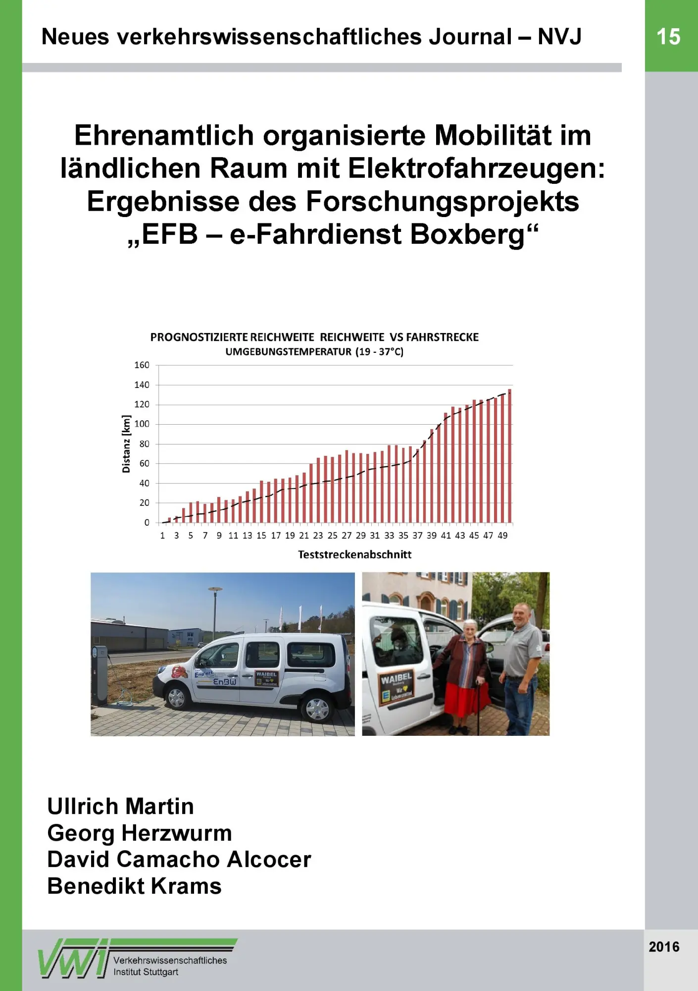 Cover: 9783741279324 | Neues verkehrswissenschaftliches Journal - Ausgabe 15 | Taschenbuch