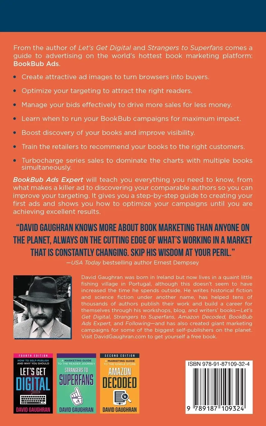 Rückseite: 9789187109324 | BookBub Ads Expert | A Marketing Guide To Author Discovery | Gaughran