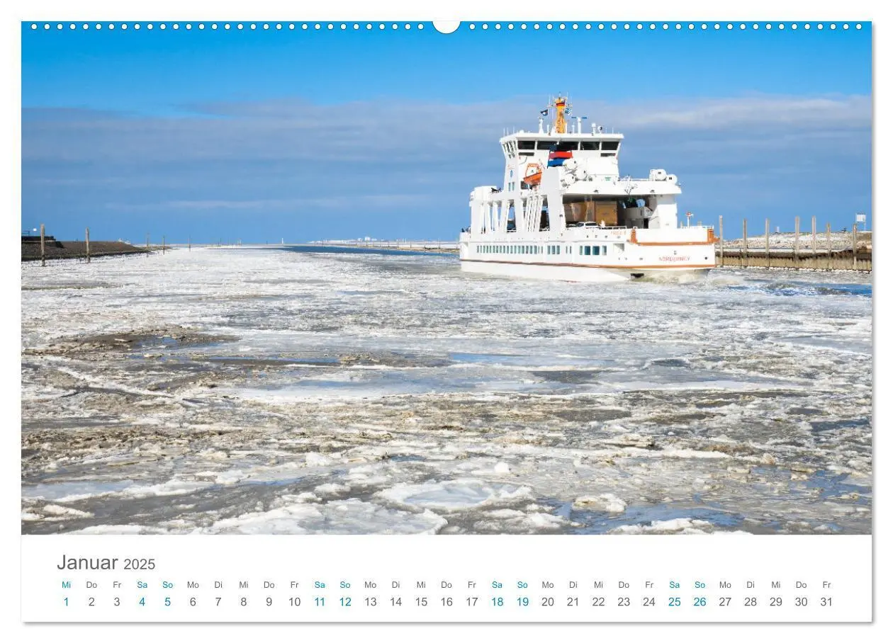 Bild: 9783457209424 | Norderney Sehnsuchtskalender (Wandkalender 2025 DIN A2 quer),...