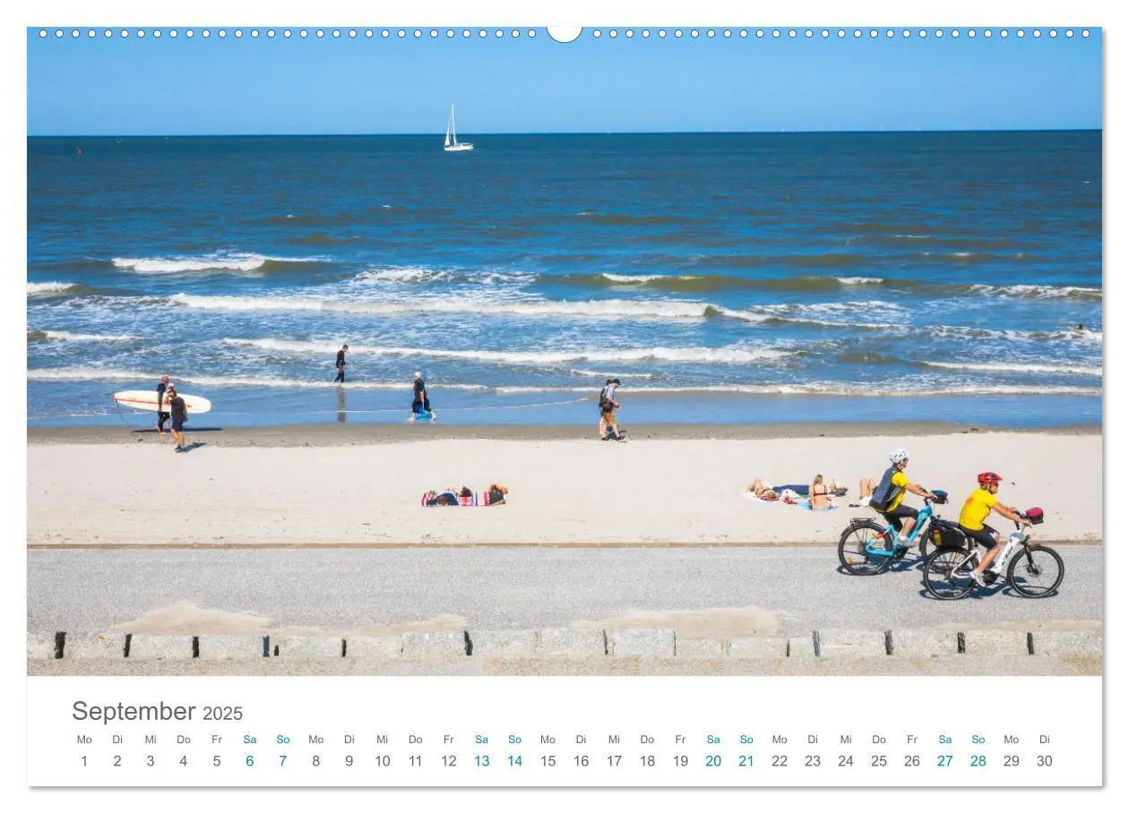 Bild: 9783457209424 | Norderney Sehnsuchtskalender (Wandkalender 2025 DIN A2 quer),...
