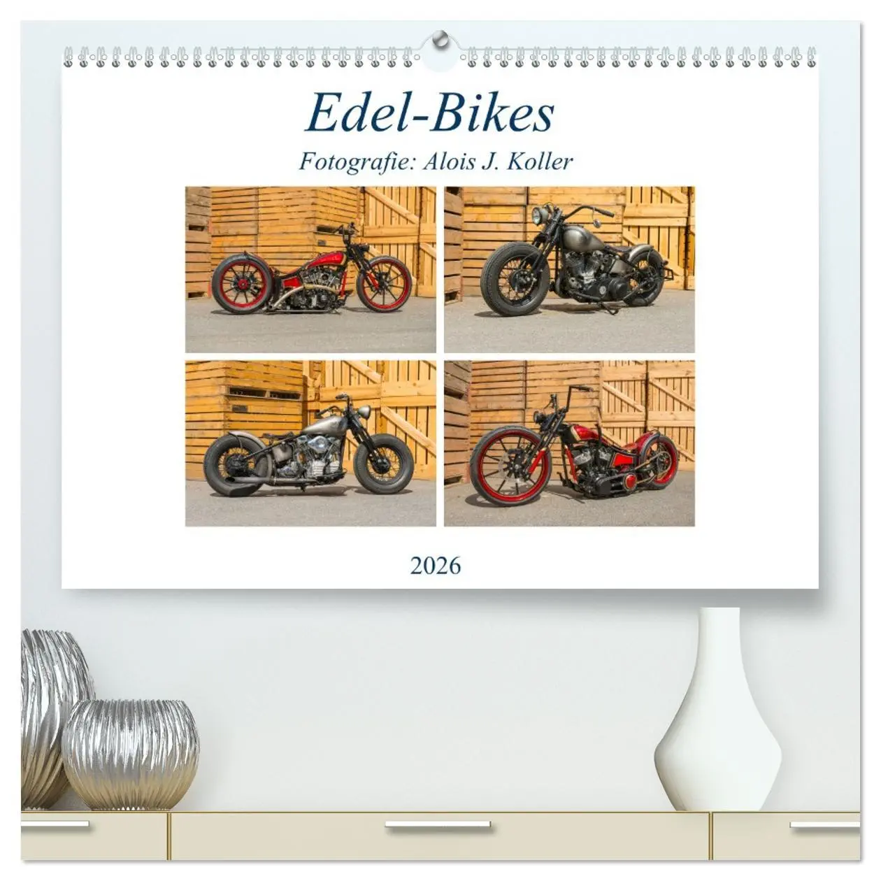 Cover: 9783457759424 | Edel-Bikes 2026 (hochwertiger Premium Wandkalender 2026 DIN A2...