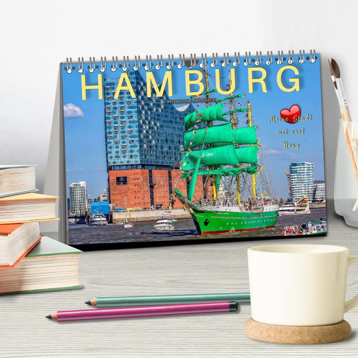 Bild: 9783457829424 | Hamburg - meine Stadt mit viel Herz (Tischkalender 2026 DIN A5...