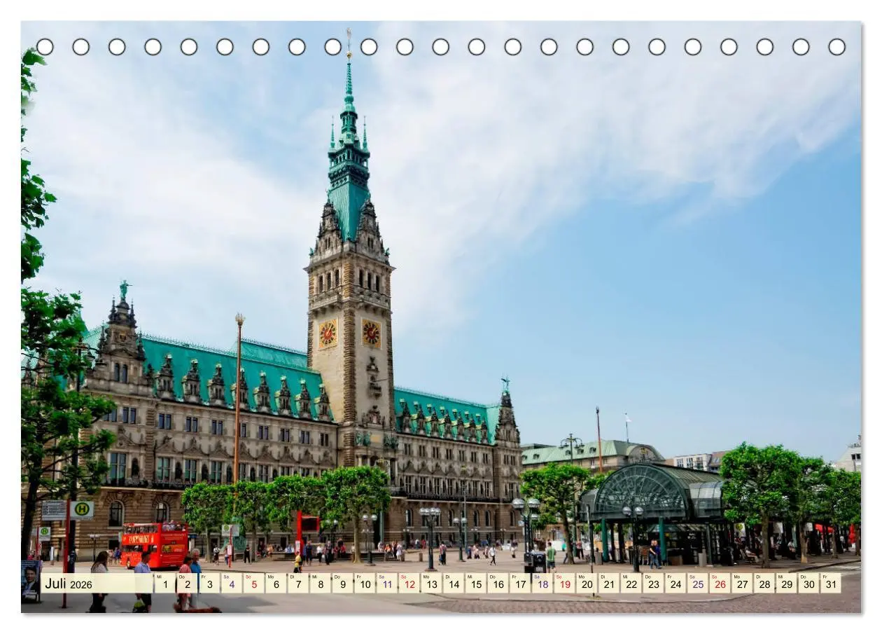 Bild: 9783457829424 | Hamburg - meine Stadt mit viel Herz (Tischkalender 2026 DIN A5...