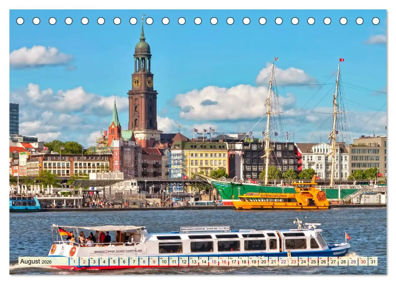 Bild: 9783457829424 | Hamburg - meine Stadt mit viel Herz (Tischkalender 2026 DIN A5...