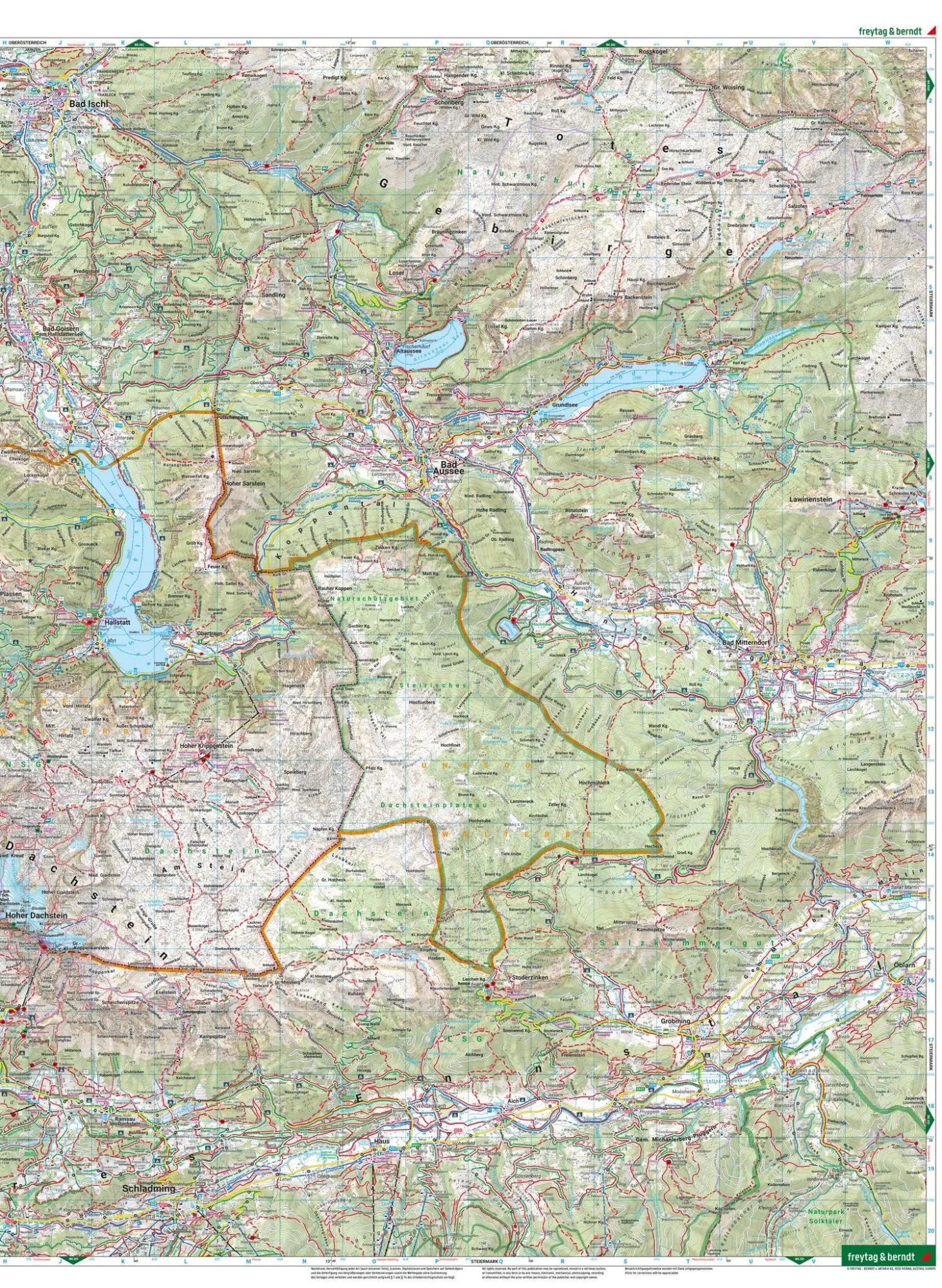 Bild: 9783707919424 | freytag &amp; berndt Wanderkarte WK 0281 Dachstein, Inneres...