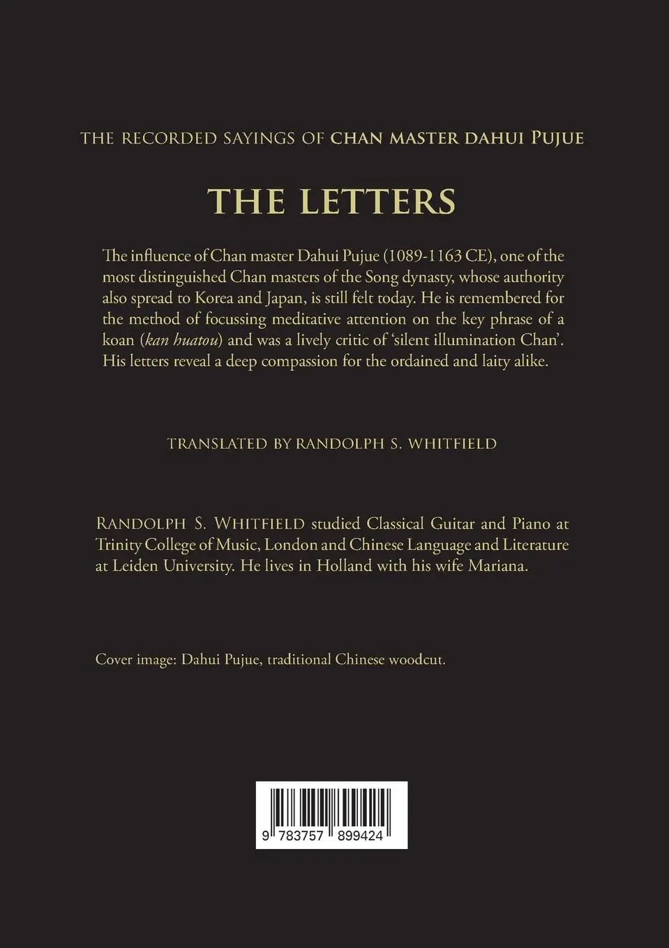 Rückseite: 9783757899424 | The Recorded Sayings of Chan Master Dahui Pujue | The Letters | Buch