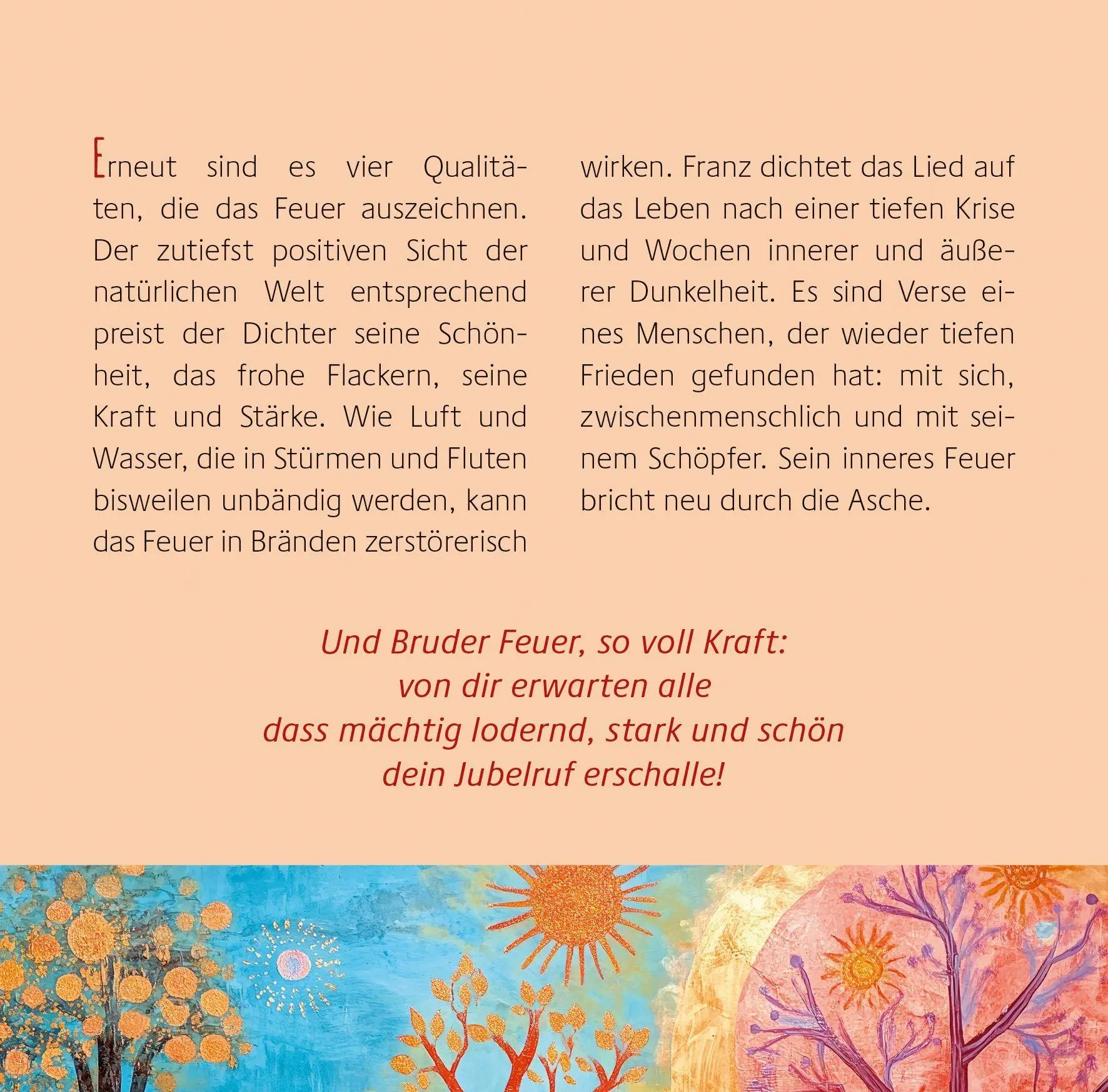 Bild: 9783766639424 | Ein Lied auf das Leben | Der Sonnengesang von Franz von Assisi | Buch