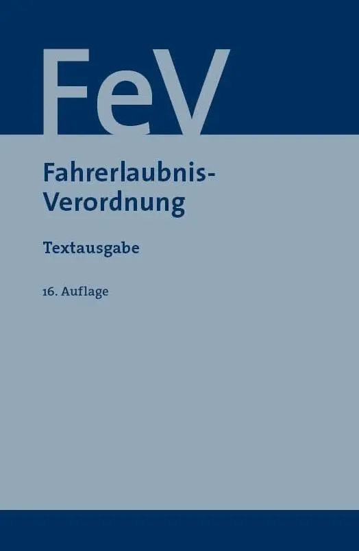 Cover: 9783949409424 | Fahrerlaubnisverordnung | Textausgabe | Taschenbuch | 266 S. | Deutsch