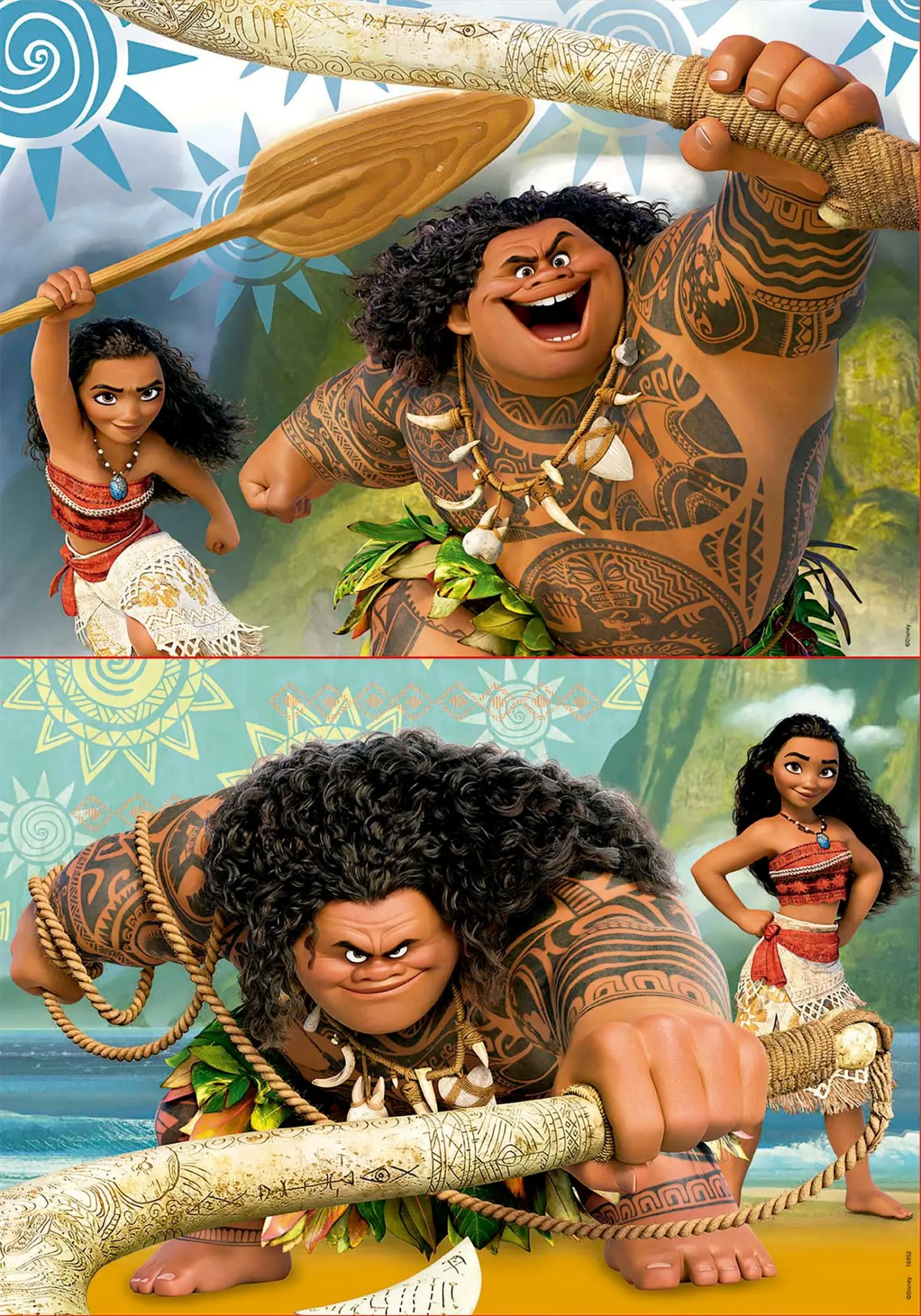 Bild: 8412668169524 | Educa - Disney - Vaiana - Puzzle 2x48 Teile | Disney | Spiel | 169524