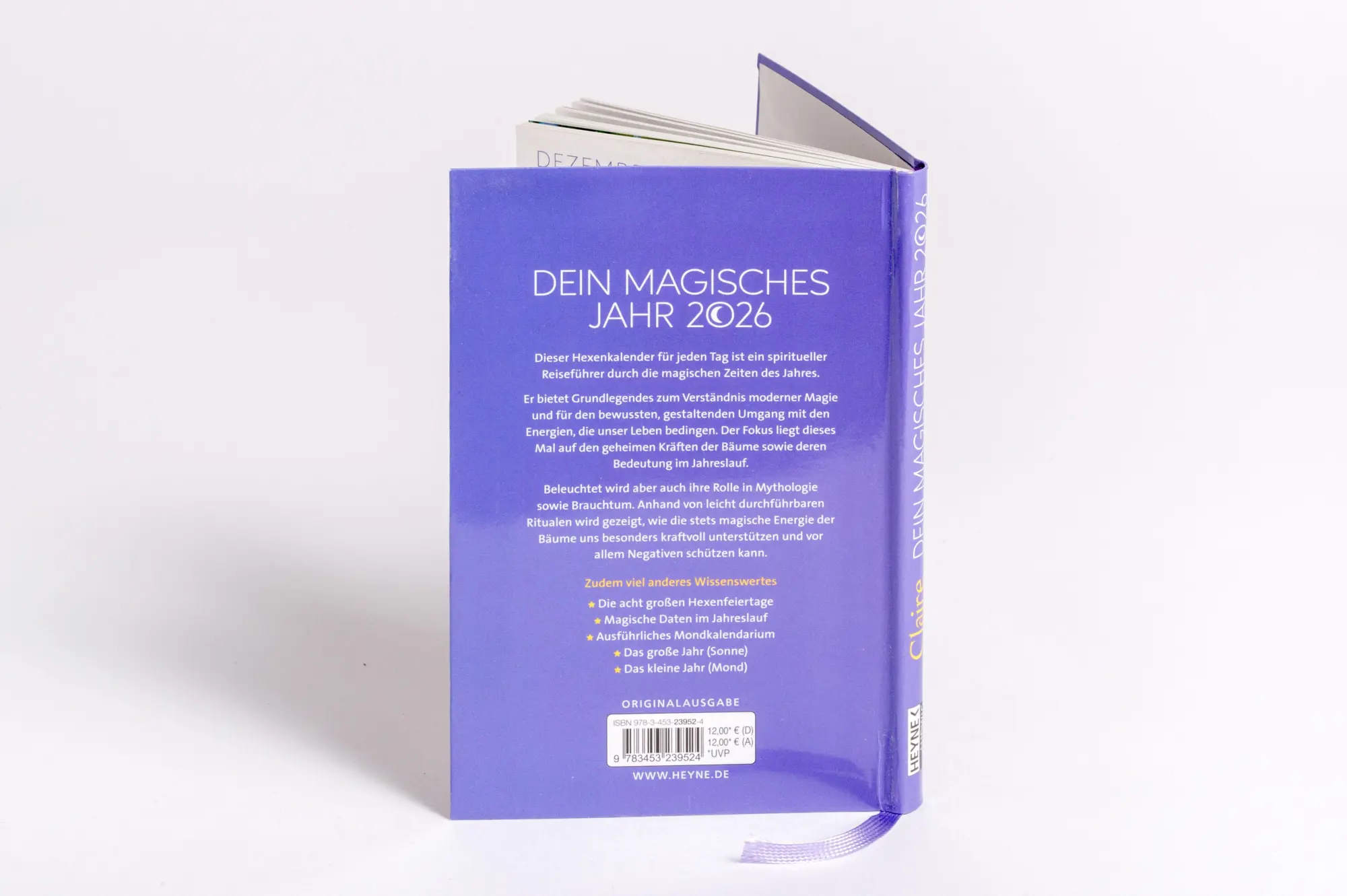 Bild: 9783453239524 | Dein magisches Jahr 2026 | Claire | Kalender | 176 S. | Deutsch | 2026