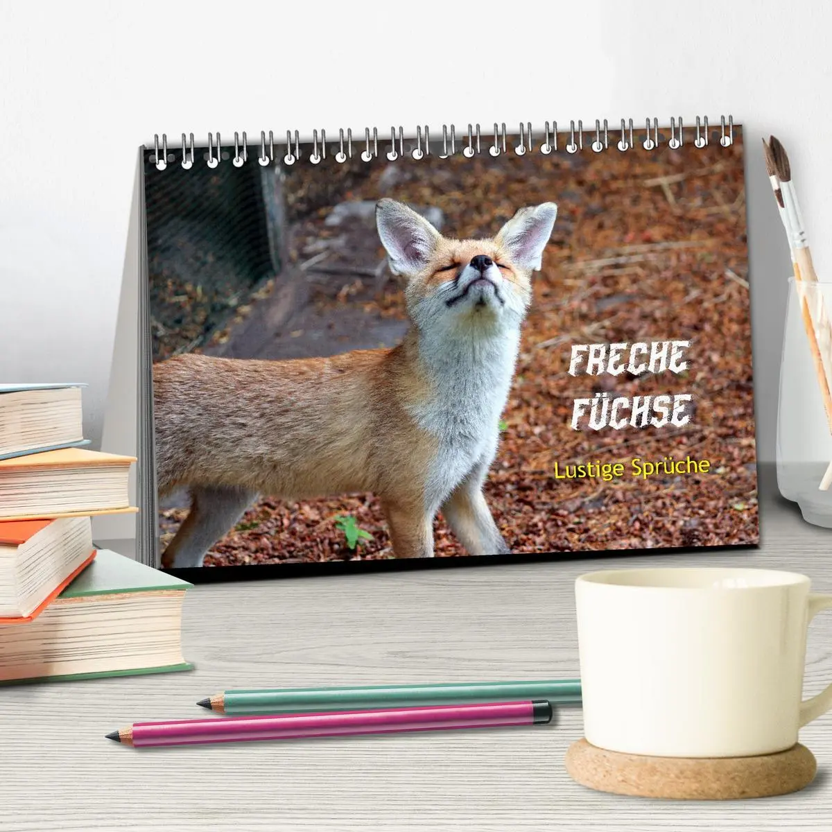Bild: 9783457679524 | Freche Füchse - lustige Sprüche (Tischkalender 2026 DIN A5 quer),...