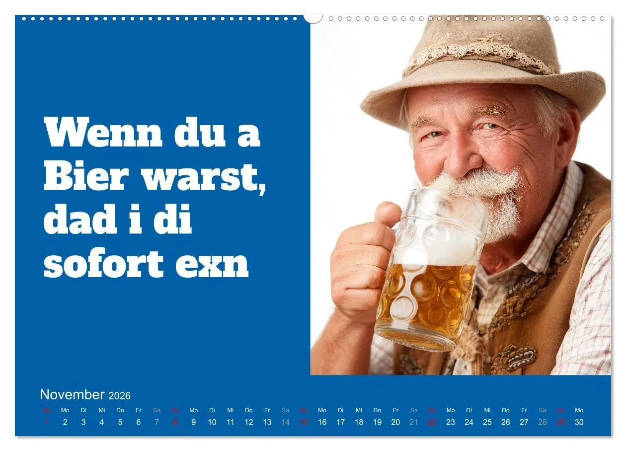 Bild: 9783516699524 | Bayerisch flirten, Gspusi! Bayern Kalender mit Dialekt und Mundart...