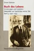 Cover: 9783525369524 | Buch des Lebens, Band 3: 1922-1933 | Simon Dubnow | Buch | 352 S.