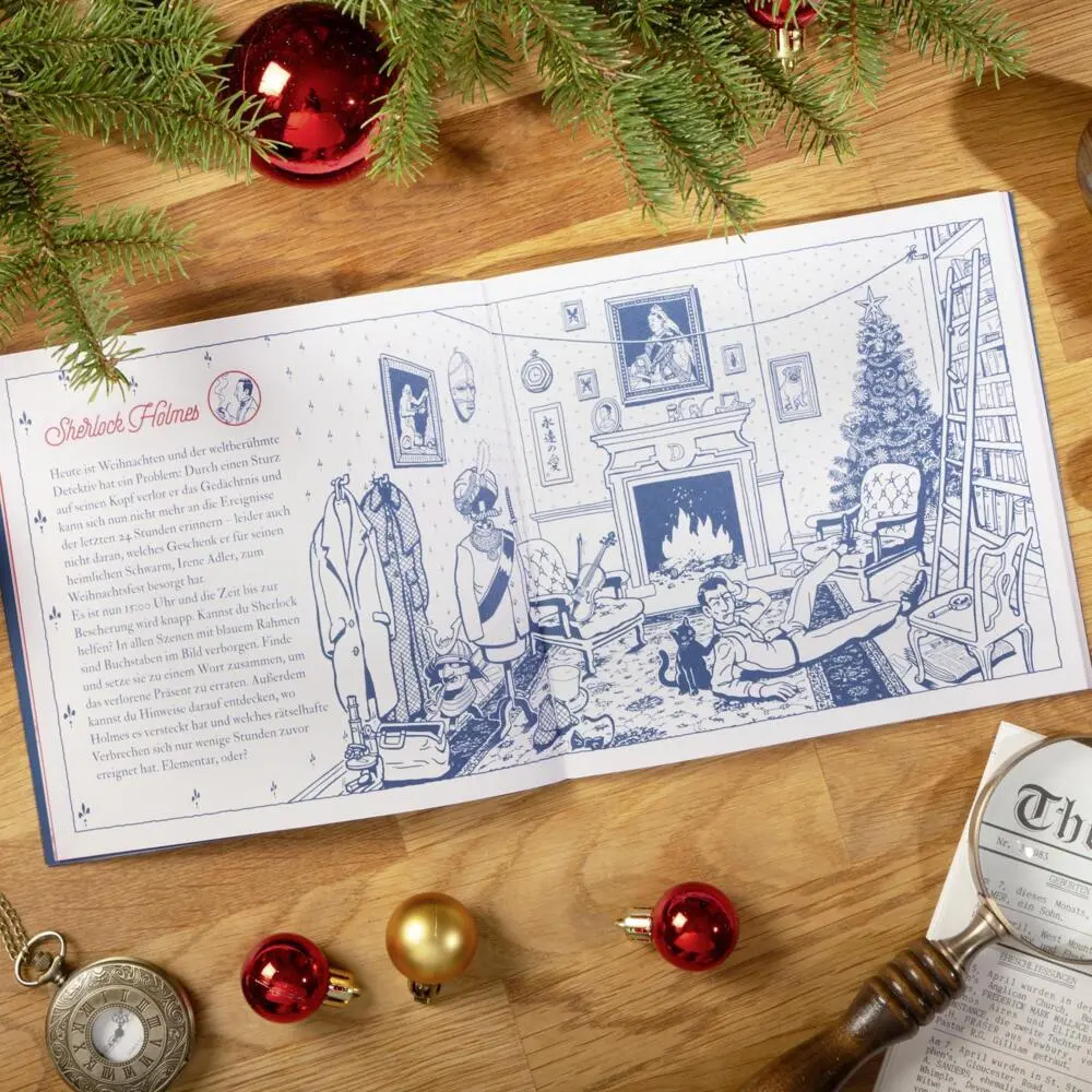 Bild: 9783629009524 | Geheimnisvolle Weihnachten mit Sherlock Holmes | Andreas Teindl | Buch