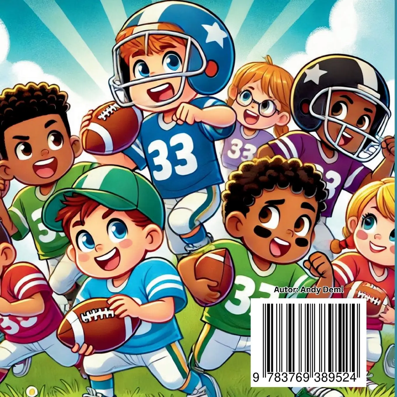 Rückseite: 9783769389524 | Big Game Time - American Football für Kid´s | Andy Deml | Taschenbuch
