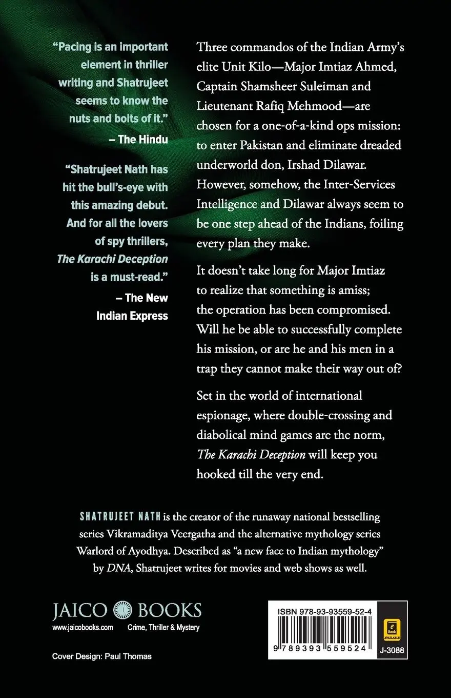Rückseite: 9789393559524 | The Karachi Deception | Shatrujeet Nath | Taschenbuch | Englisch