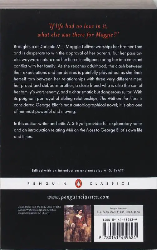 Rückseite: 9780141439624 | The Mill on the Floss | George Eliot | Taschenbuch | Englisch | 2003