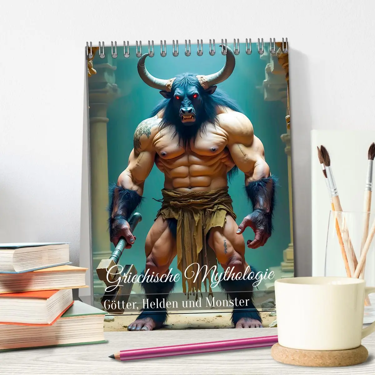Bild: 9783457289624 | Griechische Mythologie - Götter, Helden und Monster (Tischkalender...