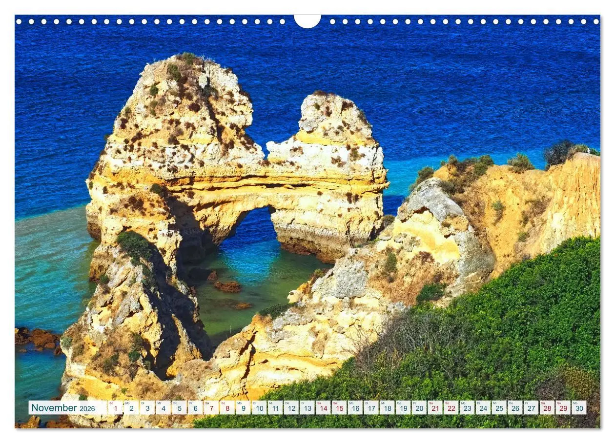 Bild: 9783457599624 | Algarve verliebt (Wandkalender 2026 DIN A3 quer), CALVENDO...