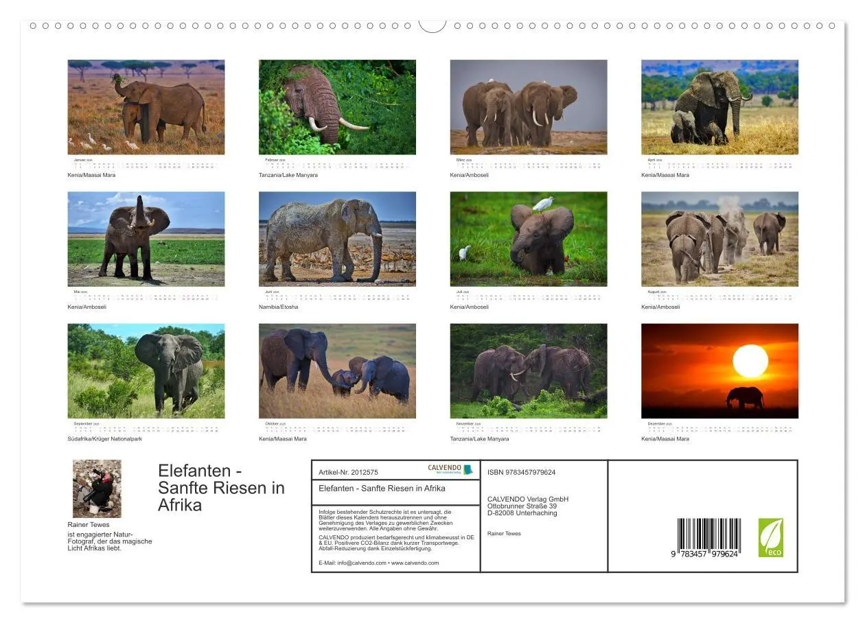 Bild: 9783457979624 | Elefanten - Sanfte Riesen in Afrika (hochwertiger Premium...