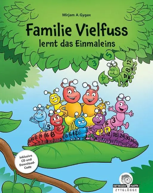 Cover: 9783729609624 | Familie Vielfuss lernt das Einmaleins | Entdeckermappe | Gygax | 2017