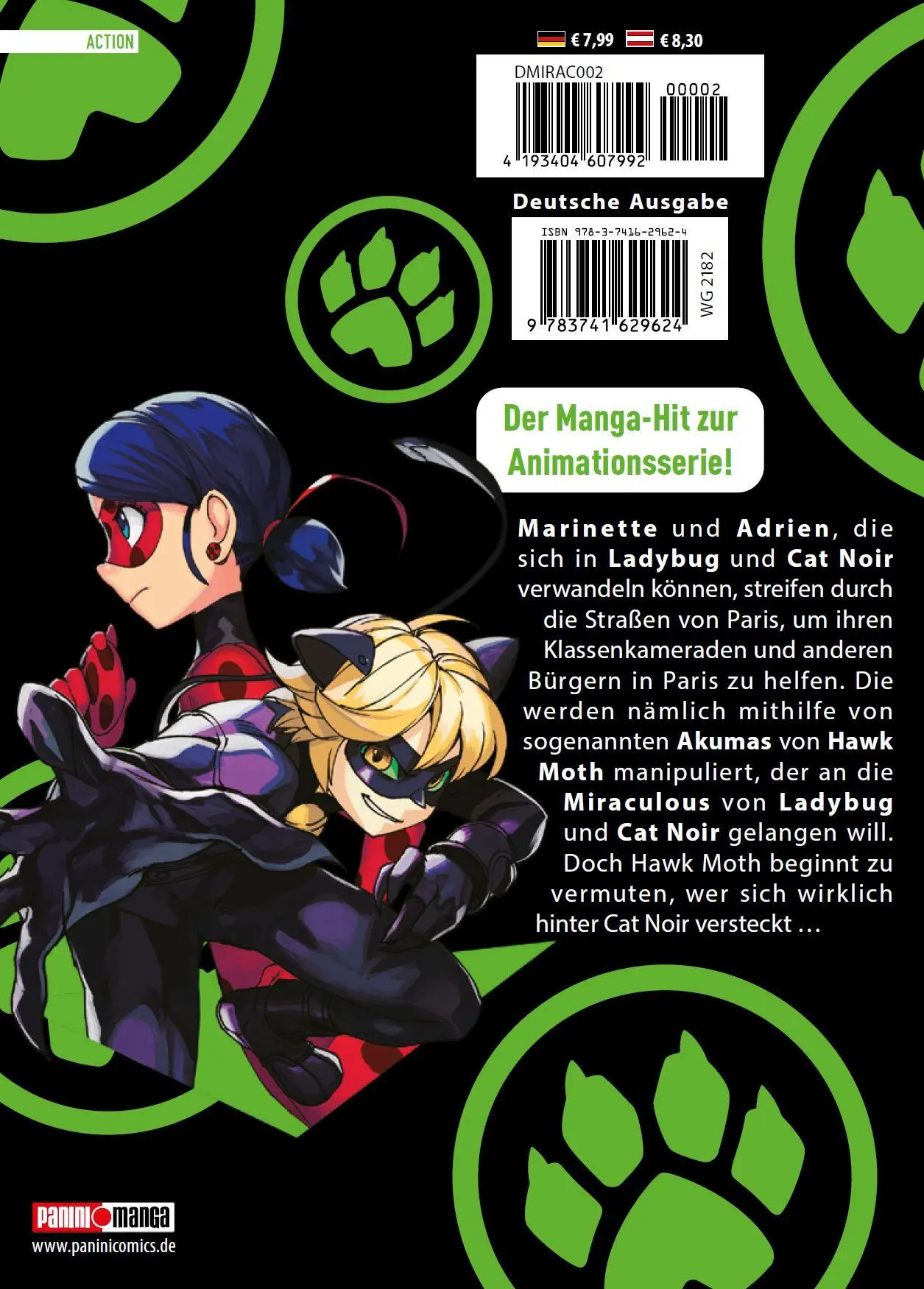 Rückseite: 9783741629624 | Miraculous - Die Abenteuer von Ladybug und Cat Noir (Manga) 02 | Buch