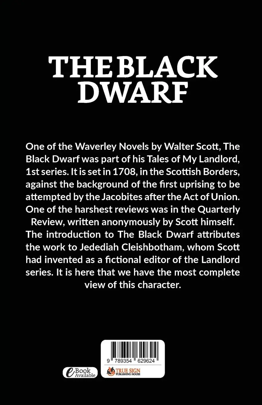Rückseite: 9789354629624 | The Black Dwarf | Walter Scott | Taschenbuch | Englisch | 2022