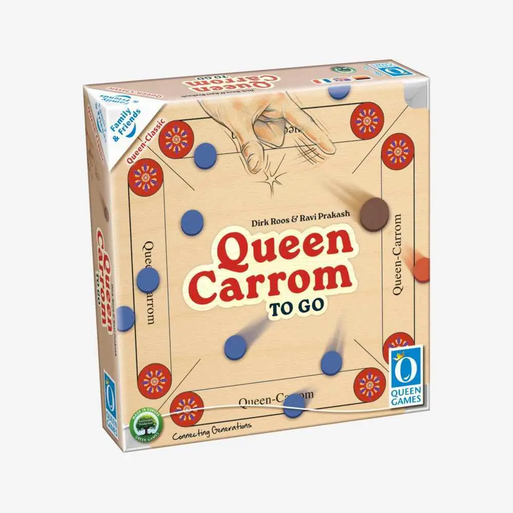 Cover: 4010350109724 | Queen Carrom - To Go | Ravi Prakash (u. a.) | Spiel | Karton | 10972