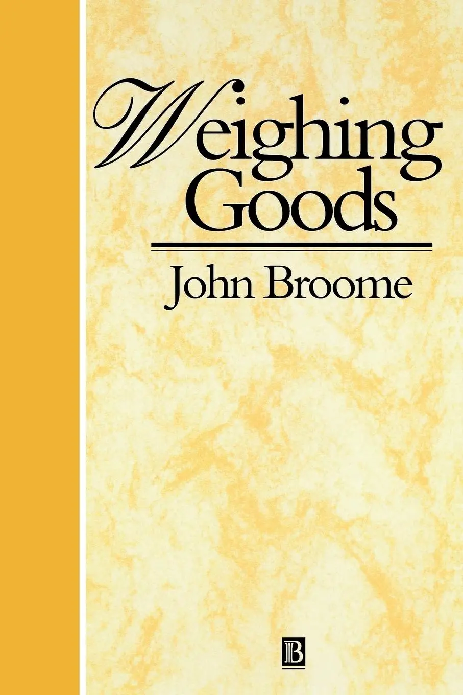 Cover: 9780631199724 | Weighing Goods | John Broome | Taschenbuch | Kartoniert / Broschiert