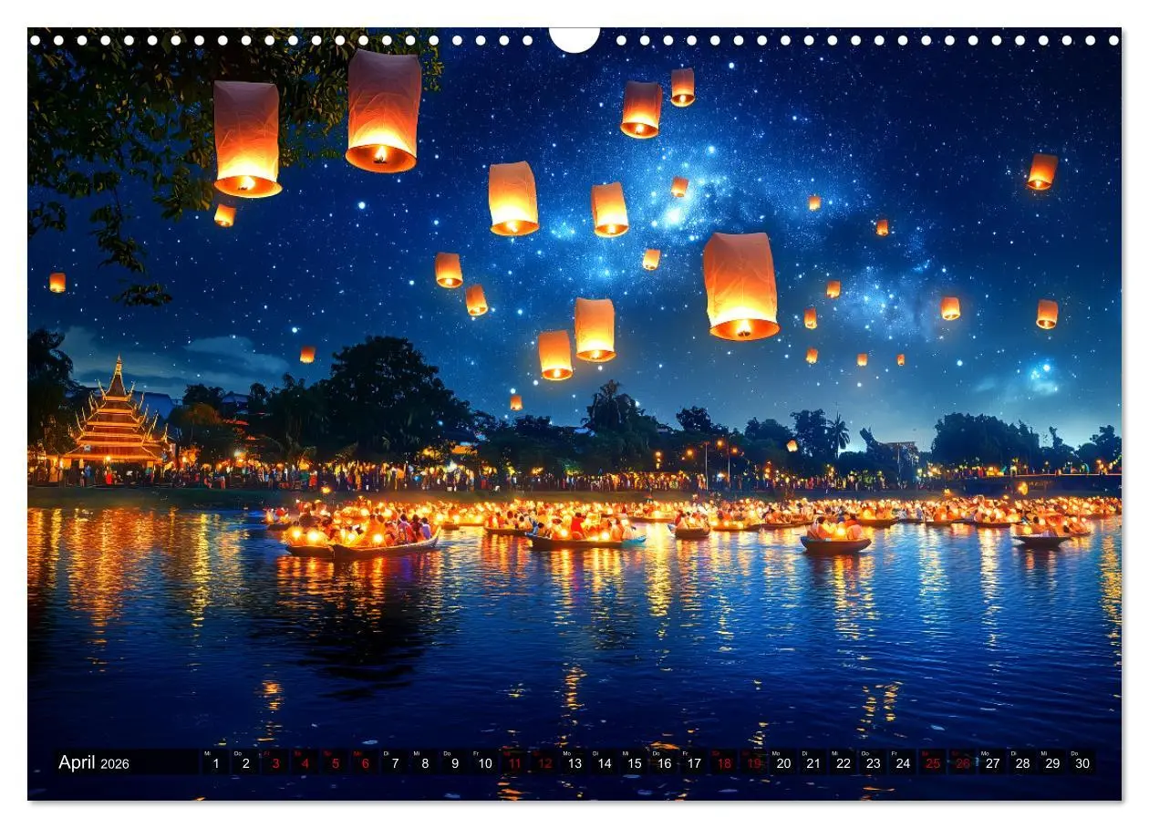 Bild: 9783457349724 | Festival der Kulturen (Wandkalender 2026 DIN A3 quer), CALVENDO...