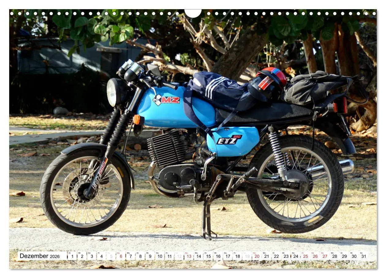 Bild: 9783516059724 | Mythos MZ - Ein DDR-Motorrad auf Kuba (Wandkalender 2026 DIN A3...