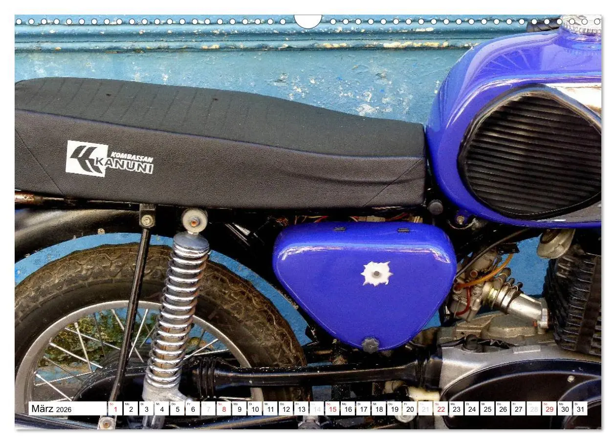 Bild: 9783516059724 | Mythos MZ - Ein DDR-Motorrad auf Kuba (Wandkalender 2026 DIN A3...