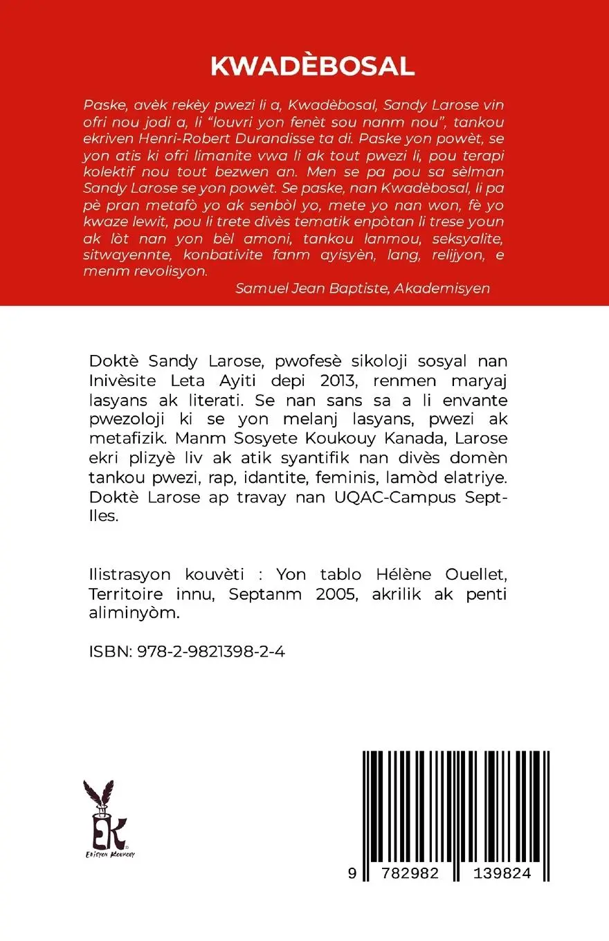 Rückseite: 9782982139824 | KWADÈBOSAL | Sandy Larose | Taschenbuch | ? | 2025 | EDISYON KOUKOUY