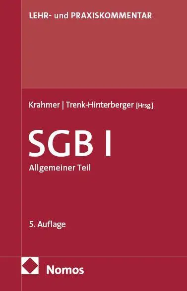 Cover: 9783756009824 | Sozialgesetzbuch I: SGB I | Allgemeiner Teil | Utz Krahmer (u. a.)