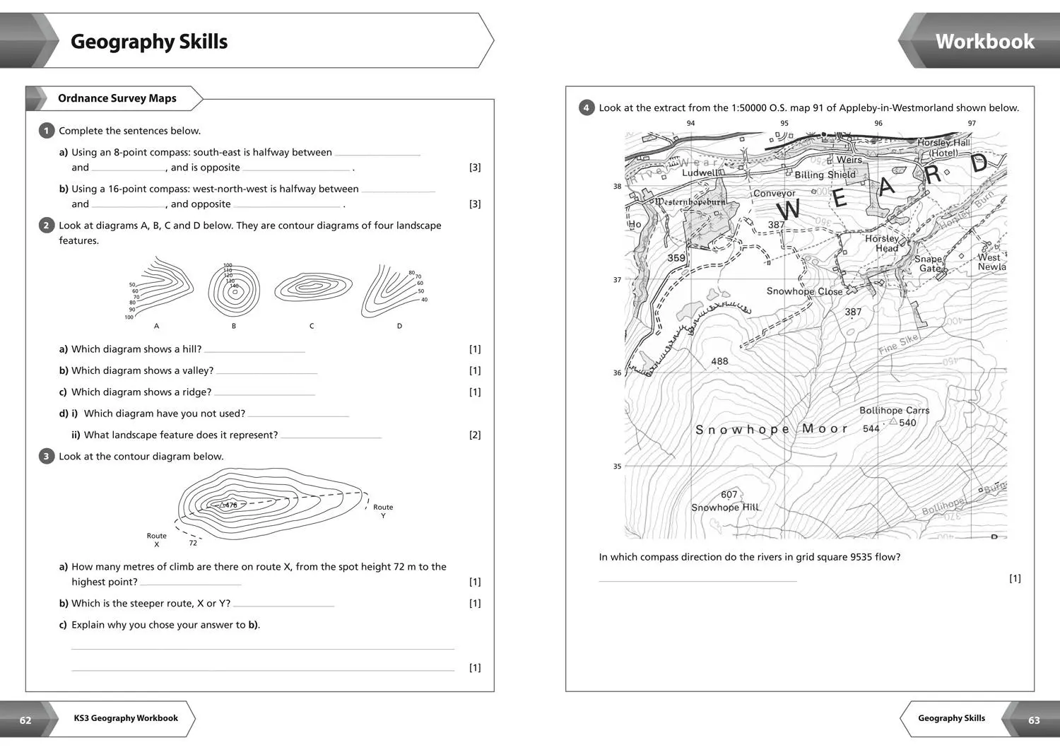 Bild: 9780008399924 | KS3 Geography Workbook | Ideal for Years 7, 8 and 9 | Collins KS3