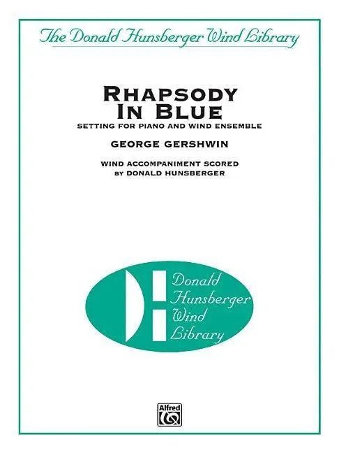 Cover: 9780769269924 | Rhapsody in Blue | Setting for Piano and Wind Ensemble | Gershwin