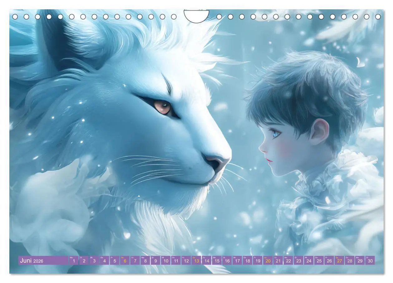 Bild: 9783457259924 | Winterliche Fantasie Animé (Wandkalender 2026 DIN A4 quer),...