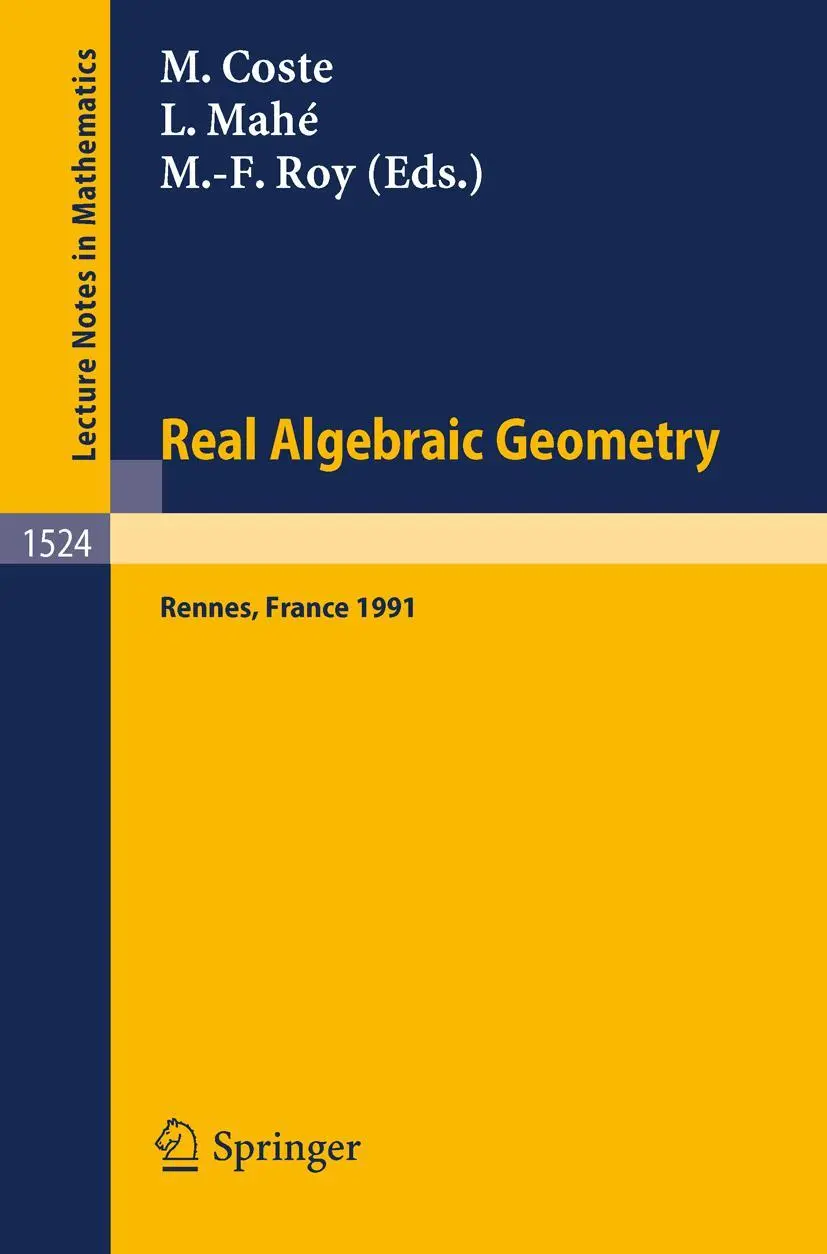 Cover: 9783540559924 | Real Algebraic Geometry | Michel Coste (u. a.) | Taschenbuch | 1992